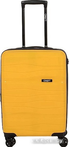 Чемодан-спиннер Grott 227-PP002/3-20 (желтый)