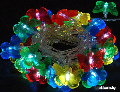 Гирлянда Волшебная страна LED-BT-36-3.6-MC Бабочки