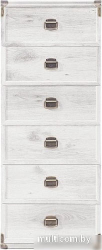 Комод Black Red White Индиана JKOM 6s (сосна каньон)