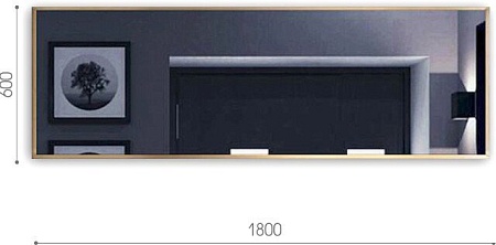 Интерьерные зеркала Алмаз-Люкс М-415 180х60