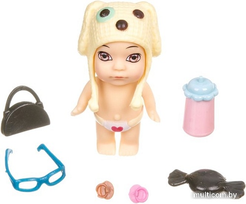 Кукла Bondibon OLY в банане в шапочке-ушанке ВВ3842