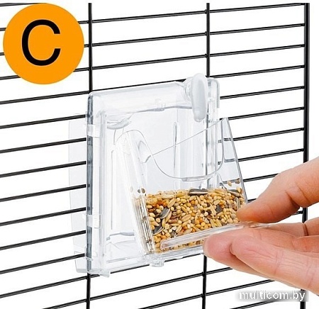 Кормушка Ferplast Brava 2 84526721 (прозрачный)