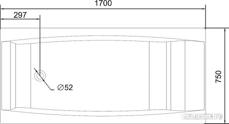 Ванна Cersanit Virgo 170x75