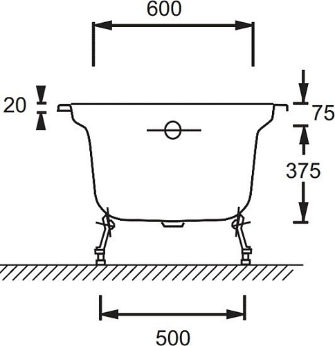 Ванна Jacob Delafon Repos E2904 180x85