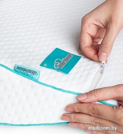 Спальная подушка Ambesonne Антихрап 48x29 plortoas-01