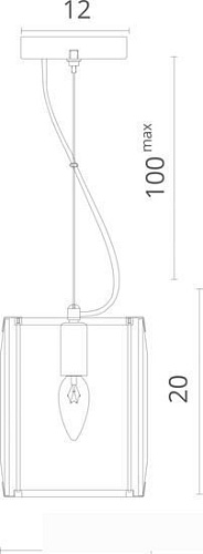 Светильник Divinare Ostin 1100/02 SP-1