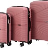 Комплект чемоданов Pride PP-9702 (3шт, пудровый)