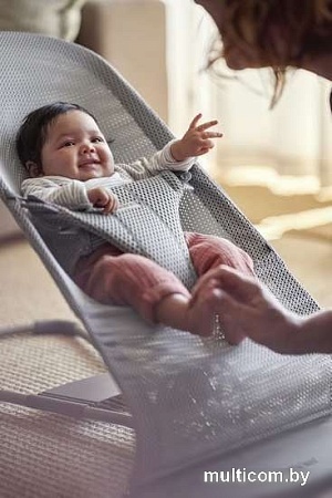 Шезлонг BabyBjorn Bliss Mesh (сетка, grey)