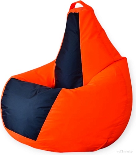 Кресло-мешок Mio Tesoro Груша Kombo XXL GF-130x85-OG (оранжевый/графит)