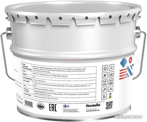 Краска Finntella Foxy Lapselli Matte Kuilu F-50-1-9-FL298 9 л (серый)