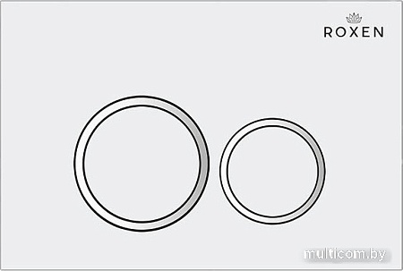 Унитаз подвесной Roxen Antares Bidet в комплекте с инсталляцией StounFix Slim 6 в 1 902672 (кнопка: белый глянец)