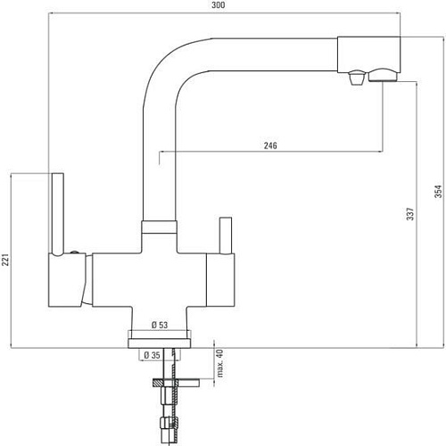 Смеситель Deante Aster BCA 065M