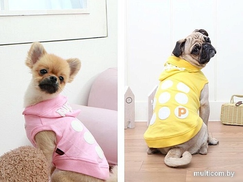 Футболка Puppia Emmy с капюшоном PARA-TS1509-YE-XS (желтый)