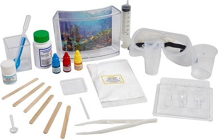 Набор для опытов Bondibon Науки с Буки Химическая лаборатория под водой ВВ3488