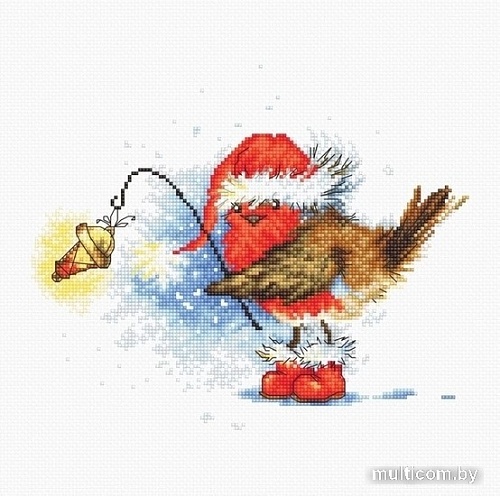 Набор для вышивания Luca-S Птичка с лампой B1152