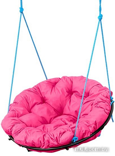 Подвесное кресло M-Group Папасан 12039908 (розовая подушка)