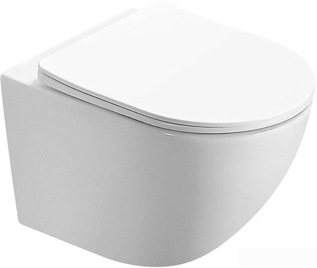 Унитаз Azario Morano AZ-450W (с сиденьем)