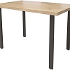 Кухонный стол Millwood Лофт Прага Л 120x70x75 (дуб золотой Craft-металл черный)