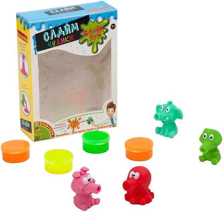 Набор для опытов Bondibon Слайм Бум: Слайм Чудики ВВ3754