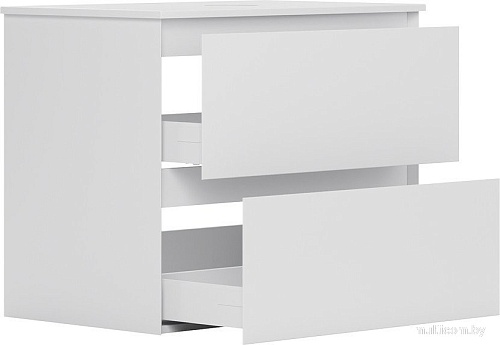 Belux Тумба под умывальник Luna НП 80-02 (18, белый матовый)