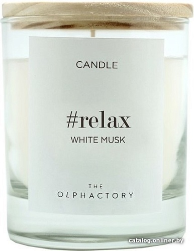 Ароматизированая свеча Ambientair The Olphactory Relax Белый мускус VV402MBTO