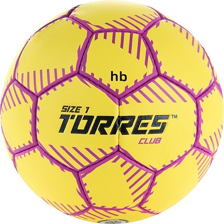 Мяч Torres Club H32431 (размер 1, желтый)