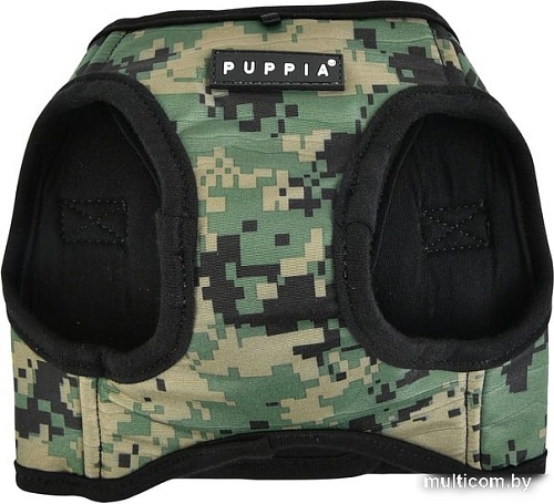 Шлейка-жилетка Puppia Sentinel PAUA-HB1827-KC-M (хаки камуфляж)
