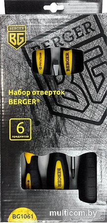 Набор отверток Berger BG1061 (6 предметов)