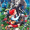 Картина по номерам Белоснежка Красная шапочка и серый волк 952-AS