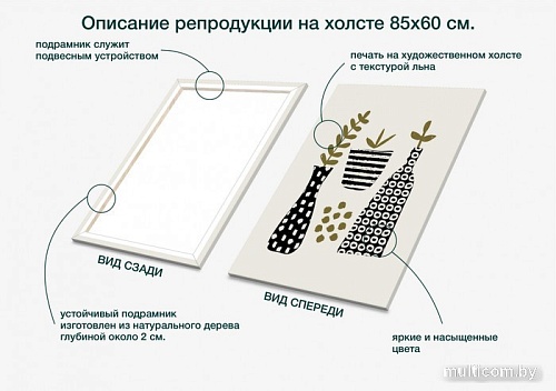 Картина Stamprint Сад 2 КС011 (85x60)