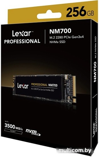 SSD Lexar Professional NM700 256GB LNM700-256RB