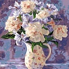 Картина по номерам ФРЕЯ Букет нежных пионов PNB/PL-130