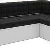 Угловой диван Мебель-АРС Ганновер правый 178x82x103 (велюр черный НВ-178 17)