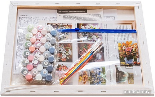 Картина по номерам Белоснежка Ромашки и клубника 365-AS