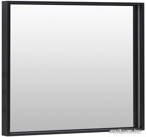 De Aqua Зеркало Алюминиум 90 261703 (черный)