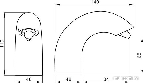 Дозатор для жидкого мыла Ksitex ASD-6611