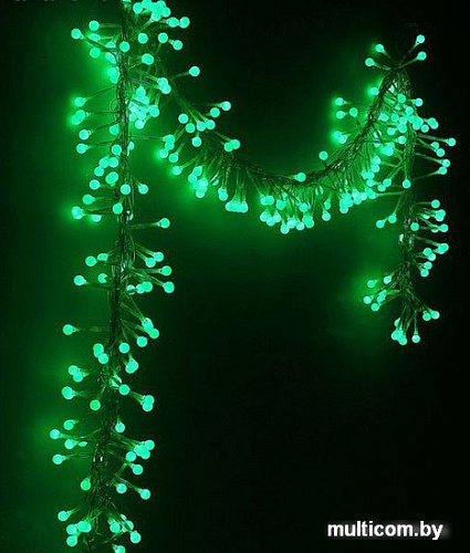 Мишура Luazon Шарики Led-288 (3 м, зеленый) [1080331]