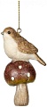 Елочная игрушка Goodwill Xmas 2023 Птица на грибе MC 37034