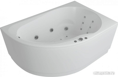 Ванна Aquatek Вирго 150x100 (правая, с экраном)