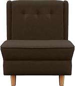 Интерьерное кресло Brioli Диди (рогожка, J5 коричневый/светлые ножки)