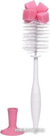 Ершик для бутылочек Sun Delight 34055 (розовый)