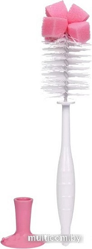 Ершик для бутылочек Sun Delight 34055 (розовый)
