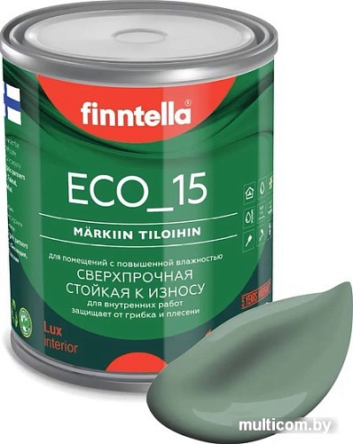 Краска Finntella Eco 15 Naamiointi F-10-1-1-FL041 0.9 л (зеленый хаки)