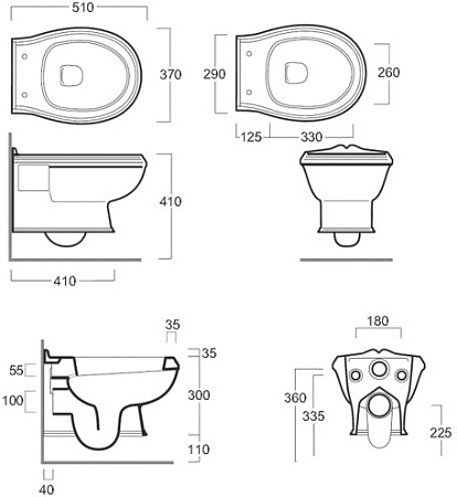 Унитаз Simas Arcade [AR841]