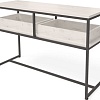 Консольный стол Millwood Пекин 1 120x40 (дуб белый craft/черный)