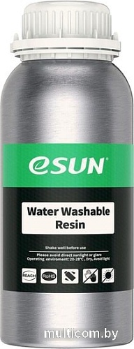 Фотополимер eSUN Water Washable 500 мл (для LCD принтеров, черный)
