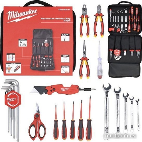Набор домашнего мастера Milwaukee 4932492660 (25 предметов)