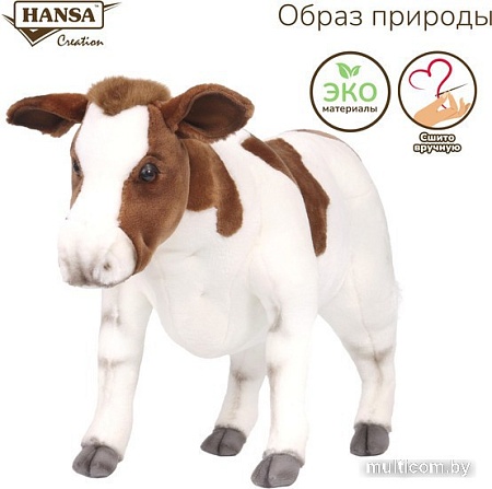 Классическая игрушка Hansa Сreation Теленок коричневый 4983 (52 см)