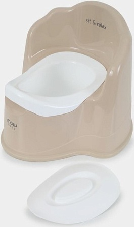 Детский горшок MOWbaby Potty MB081802 (бежевый)