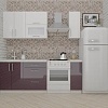 Кухня ВерсоМебель ВерсоЛайн 4-1.5 (белый 001/фиолетовый 014)